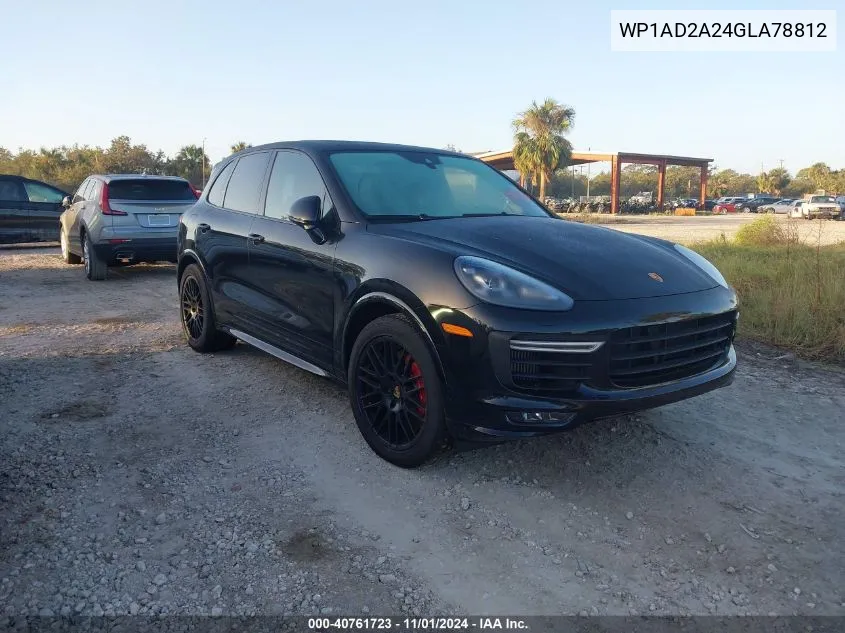 2016 Porsche Cayenne Gts VIN: WP1AD2A24GLA78812 Lot: 40761723