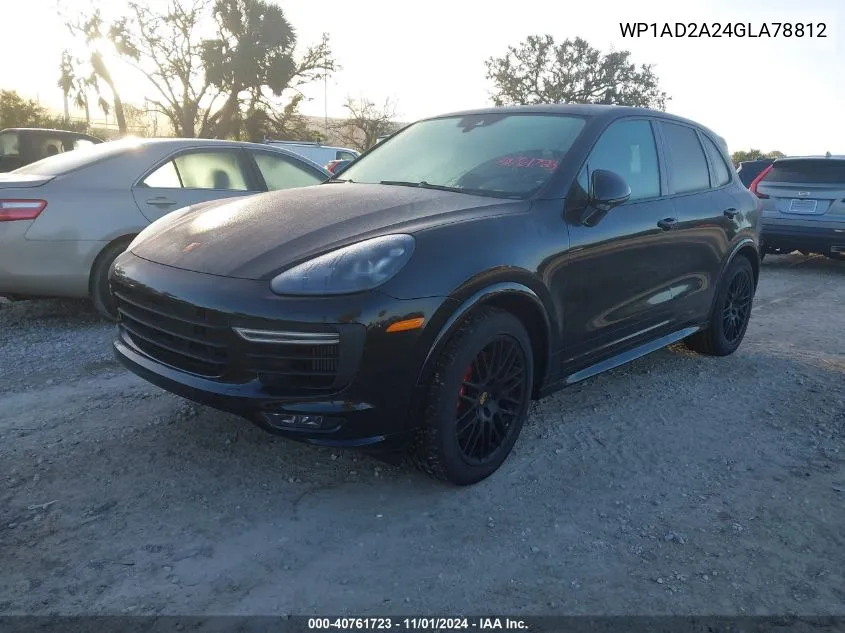 2016 Porsche Cayenne Gts VIN: WP1AD2A24GLA78812 Lot: 40761723