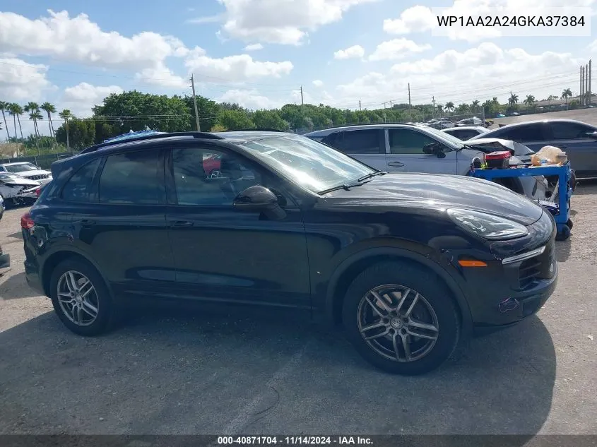 WP1AA2A24GKA37384 2016 Porsche Cayenne