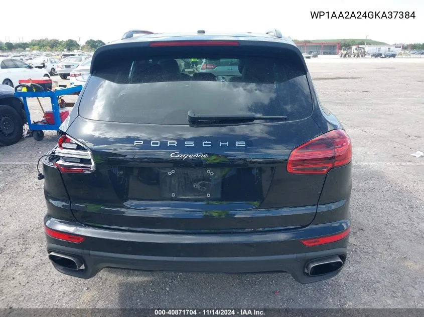 WP1AA2A24GKA37384 2016 Porsche Cayenne