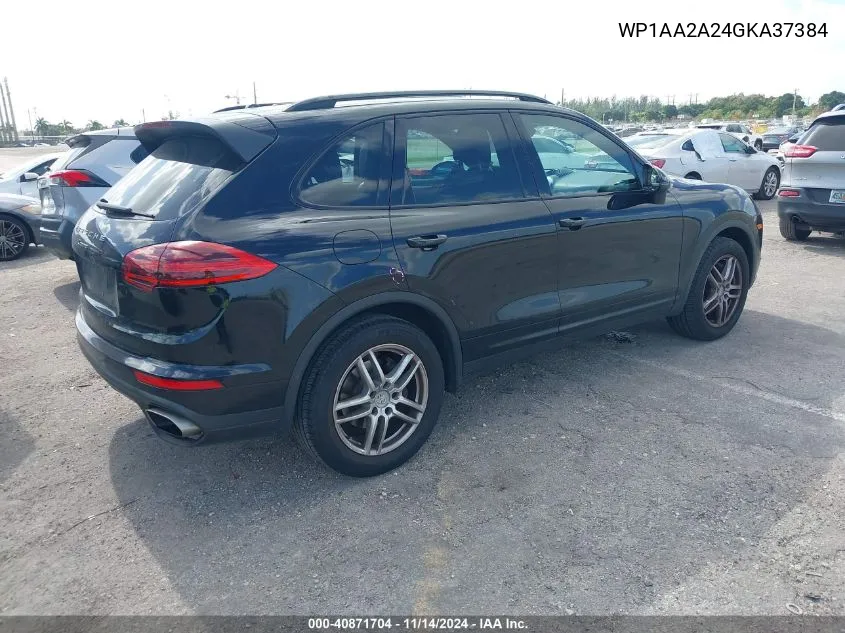 WP1AA2A24GKA37384 2016 Porsche Cayenne