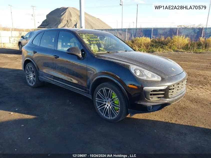 2017 Porsche Cayenne Se Hybrid/Platinum VIN: WP1AE2A28HLA70579 Lot: 12139697