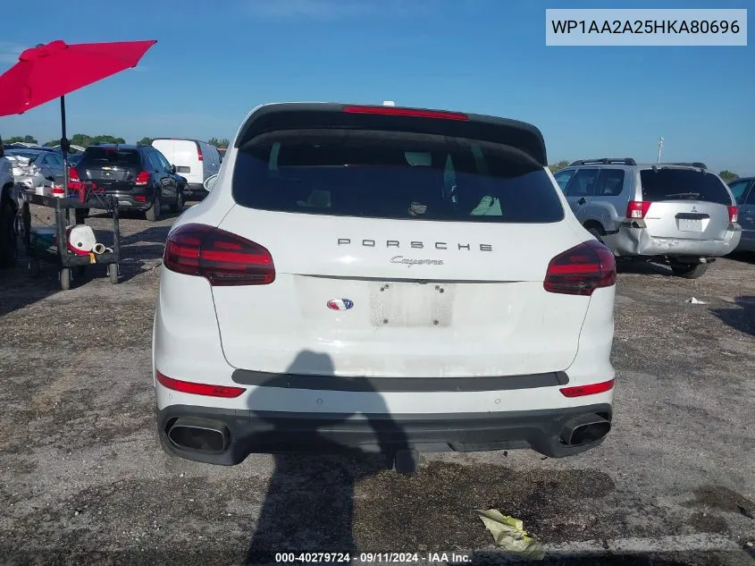 2017 Porsche Cayenne VIN: WP1AA2A25HKA80696 Lot: 40279724