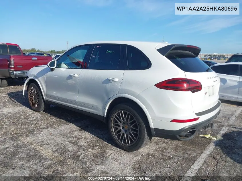 WP1AA2A25HKA80696 2017 Porsche Cayenne