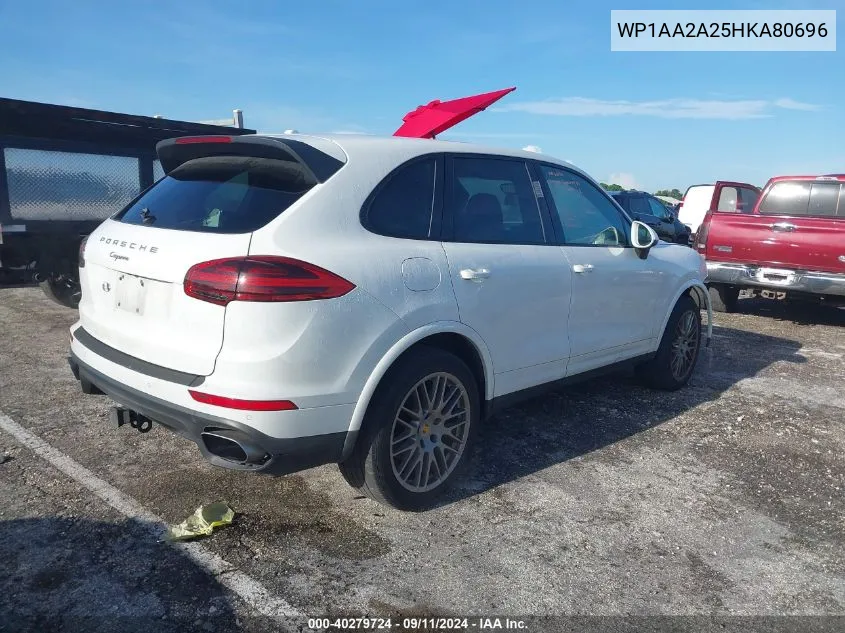 2017 Porsche Cayenne VIN: WP1AA2A25HKA80696 Lot: 40279724