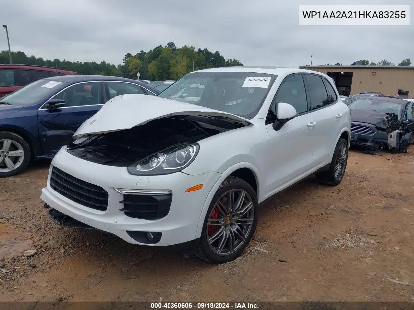 WP1AA2A21HKA83255 2017 Porsche Cayenne