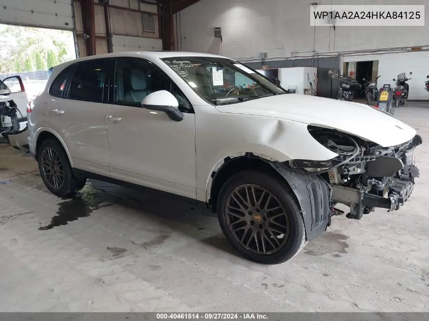 WP1AA2A24HKA84125 2017 Porsche Cayenne Platinum Edition