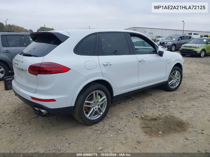 2017 Porsche Cayenne E-Hybrid S Platinum Edition VIN: WP1AE2A21HLA72125 Lot: 40660775