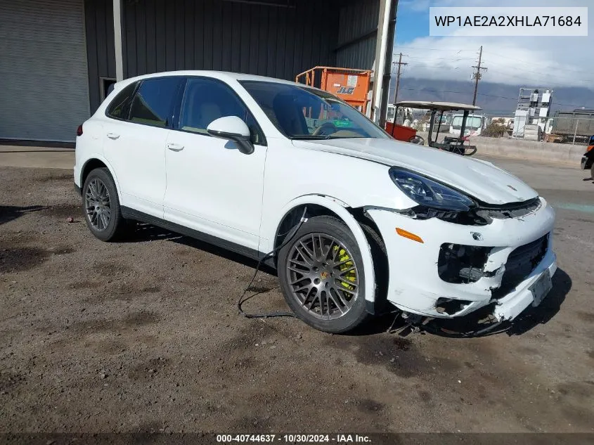 WP1AE2A2XHLA71684 2017 Porsche Cayenne E-Hybrid S Platinum Edition