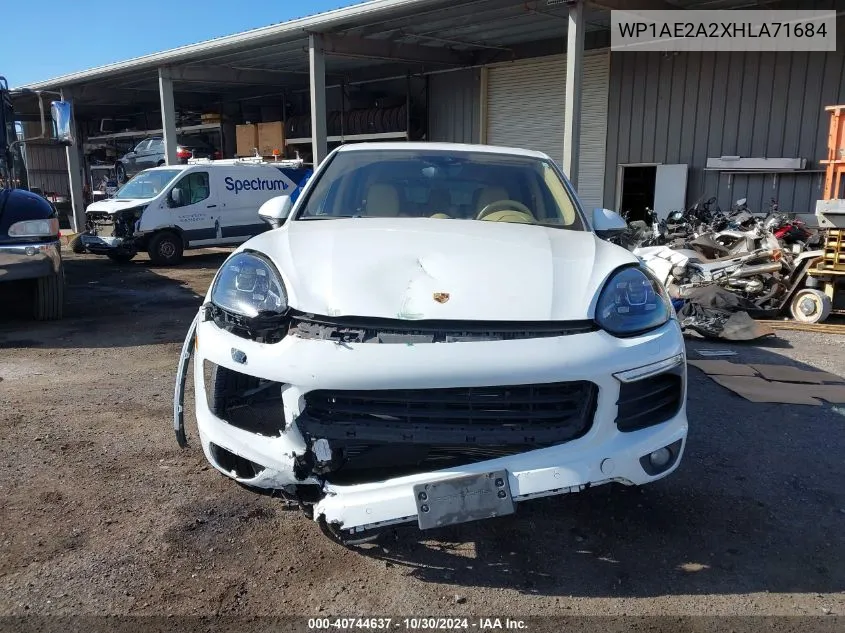 WP1AE2A2XHLA71684 2017 Porsche Cayenne E-Hybrid S Platinum Edition