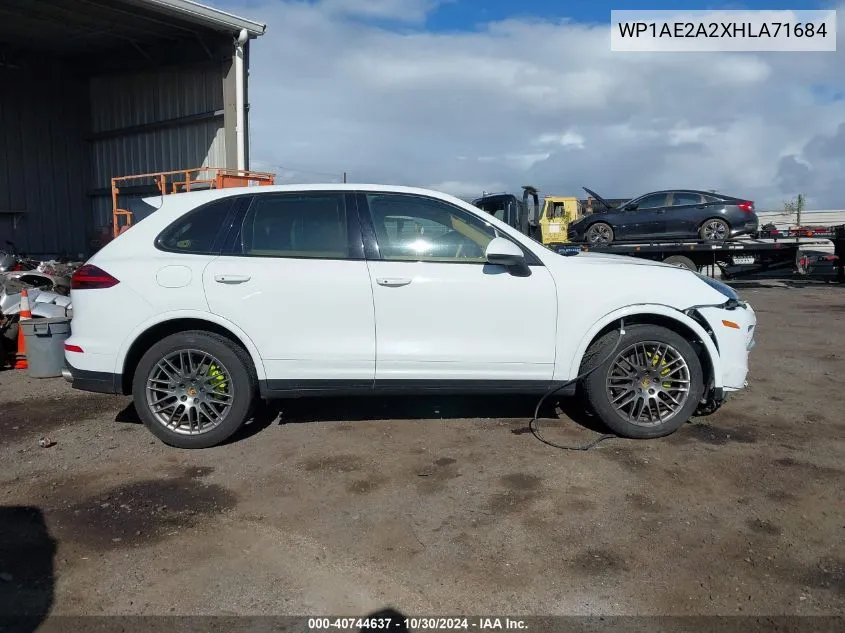 WP1AE2A2XHLA71684 2017 Porsche Cayenne E-Hybrid S Platinum Edition