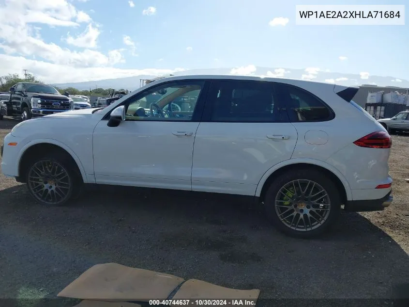 WP1AE2A2XHLA71684 2017 Porsche Cayenne E-Hybrid S Platinum Edition