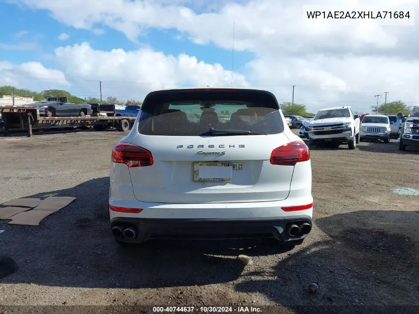 WP1AE2A2XHLA71684 2017 Porsche Cayenne E-Hybrid S Platinum Edition