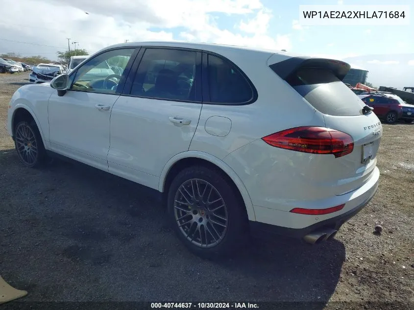 WP1AE2A2XHLA71684 2017 Porsche Cayenne E-Hybrid S Platinum Edition