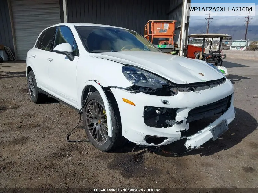 WP1AE2A2XHLA71684 2017 Porsche Cayenne E-Hybrid S Platinum Edition