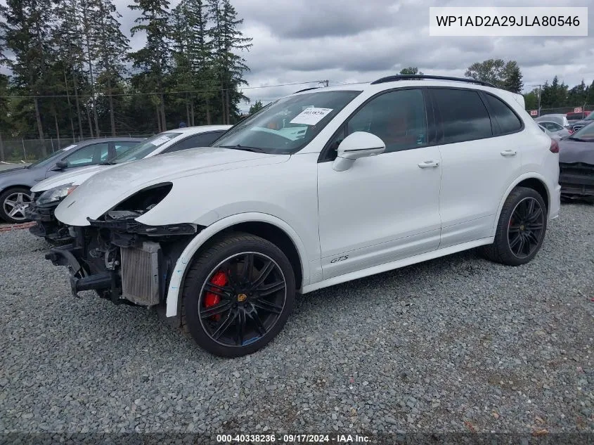 WP1AD2A29JLA80546 2018 Porsche Cayenne Gts