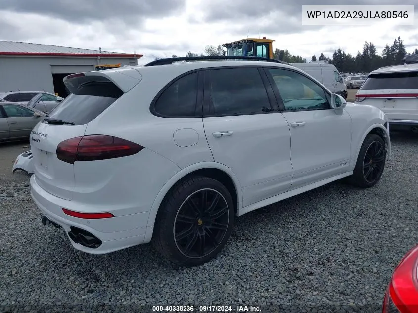 WP1AD2A29JLA80546 2018 Porsche Cayenne Gts