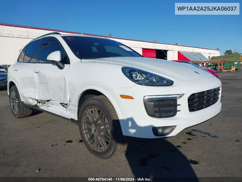 2018 Porsche Cayenne Platinum Edition VIN: WP1AA2A25JKA06037 Lot: 40764140