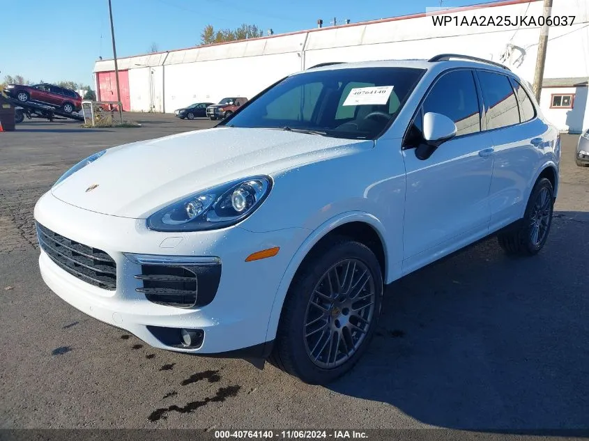 2018 Porsche Cayenne Platinum Edition VIN: WP1AA2A25JKA06037 Lot: 40764140