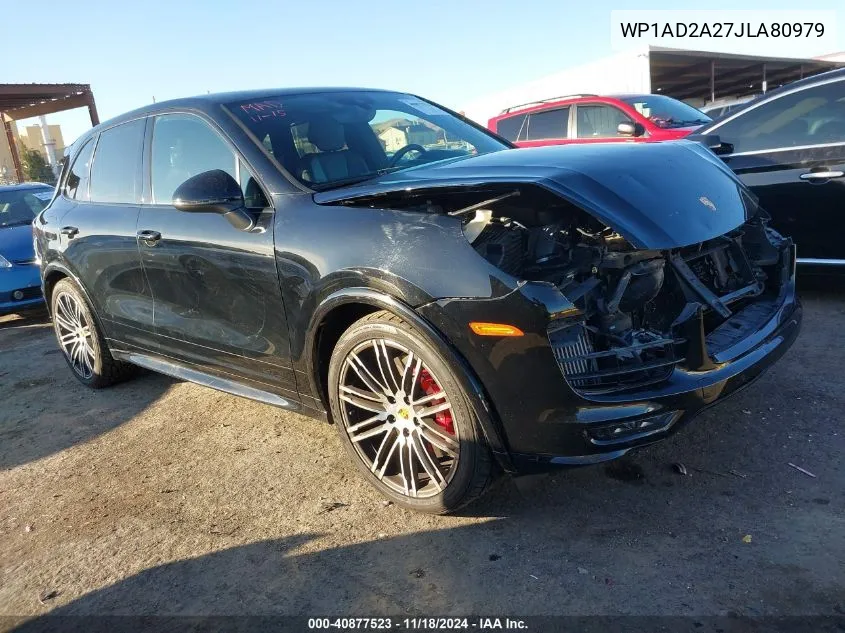 2018 Porsche Cayenne Gts VIN: WP1AD2A27JLA80979 Lot: 40877523