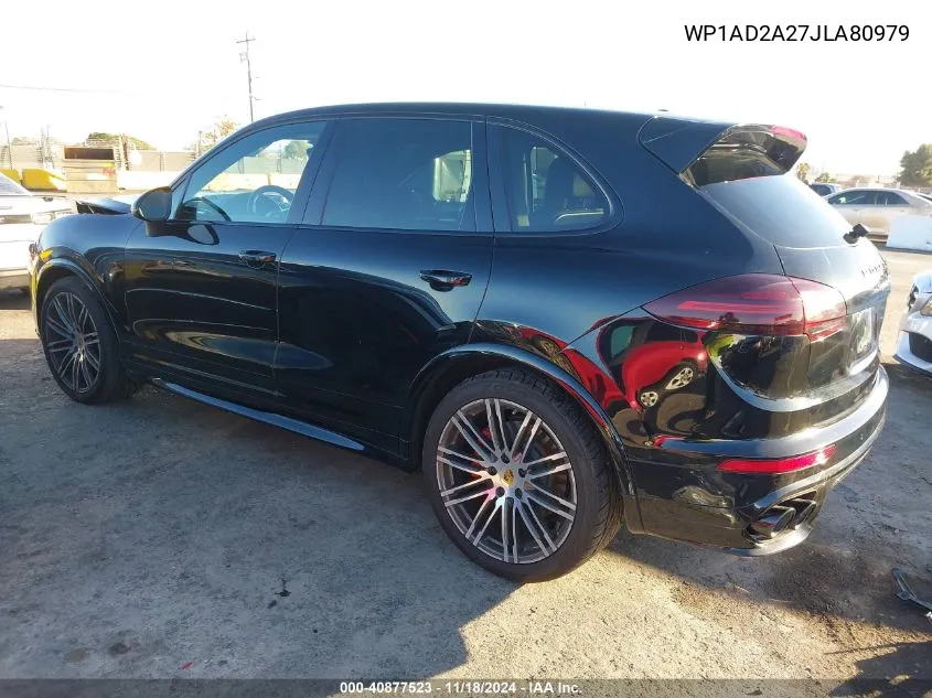 2018 Porsche Cayenne Gts VIN: WP1AD2A27JLA80979 Lot: 40877523