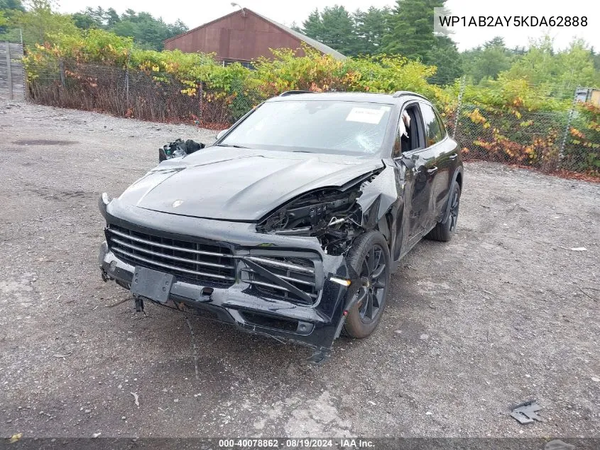 WP1AB2AY5KDA62888 2019 Porsche Cayenne S