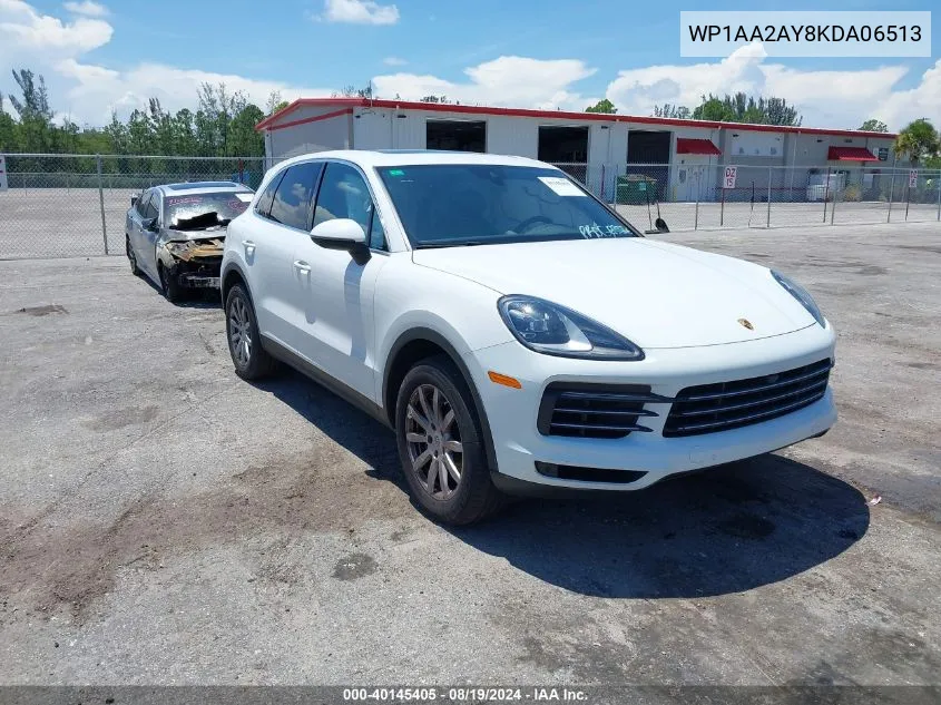 WP1AA2AY8KDA06513 2019 Porsche Cayenne