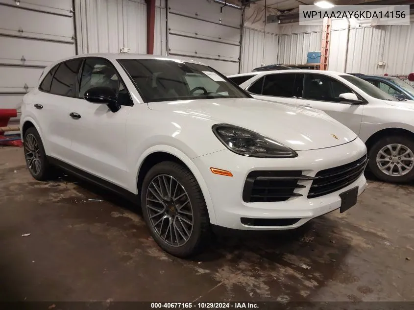 2019 Porsche Cayenne VIN: WP1AA2AY6KDA14156 Lot: 40677165