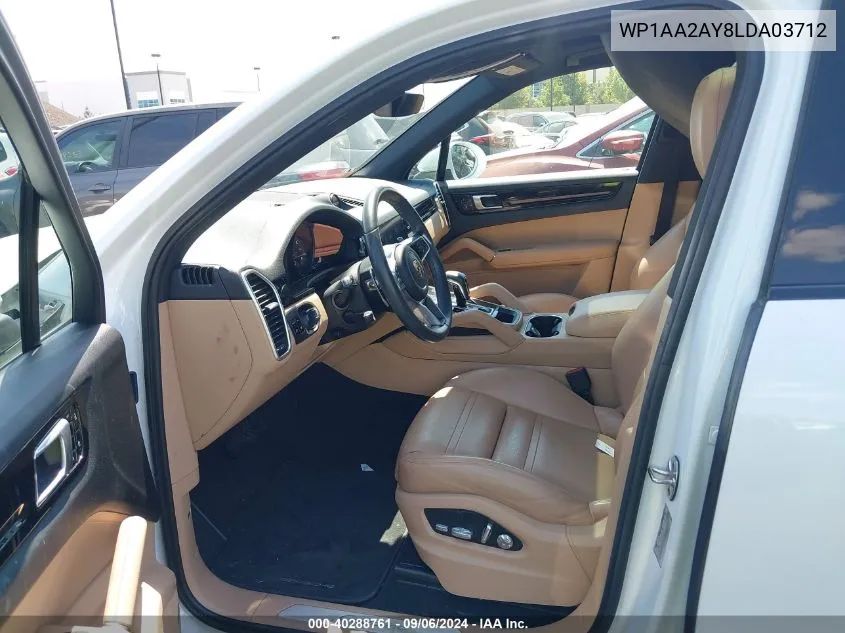 WP1AA2AY8LDA03712 2020 Porsche Cayenne