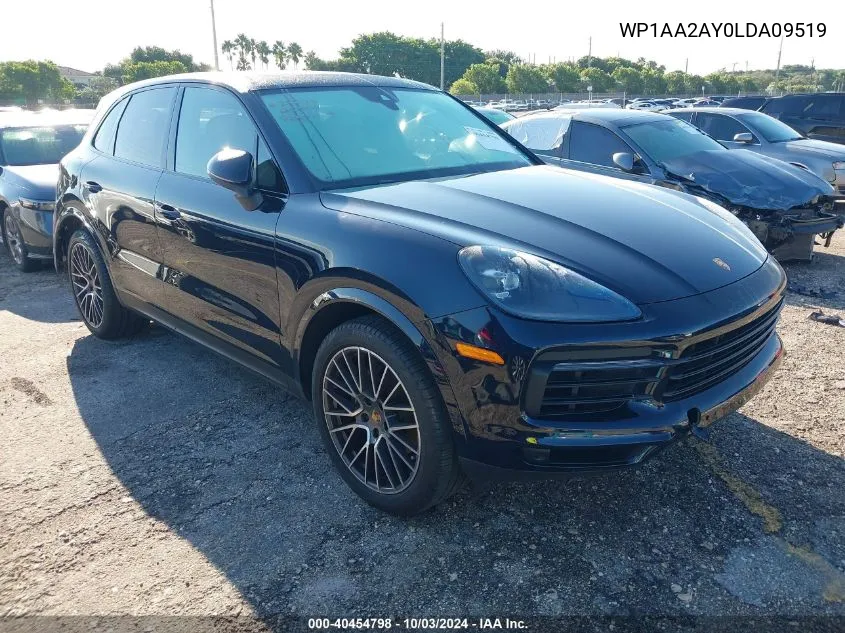 2020 Porsche Cayenne VIN: WP1AA2AY0LDA09519 Lot: 40454798