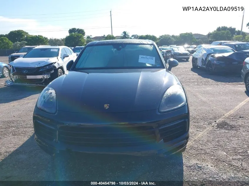 2020 Porsche Cayenne VIN: WP1AA2AY0LDA09519 Lot: 40454798