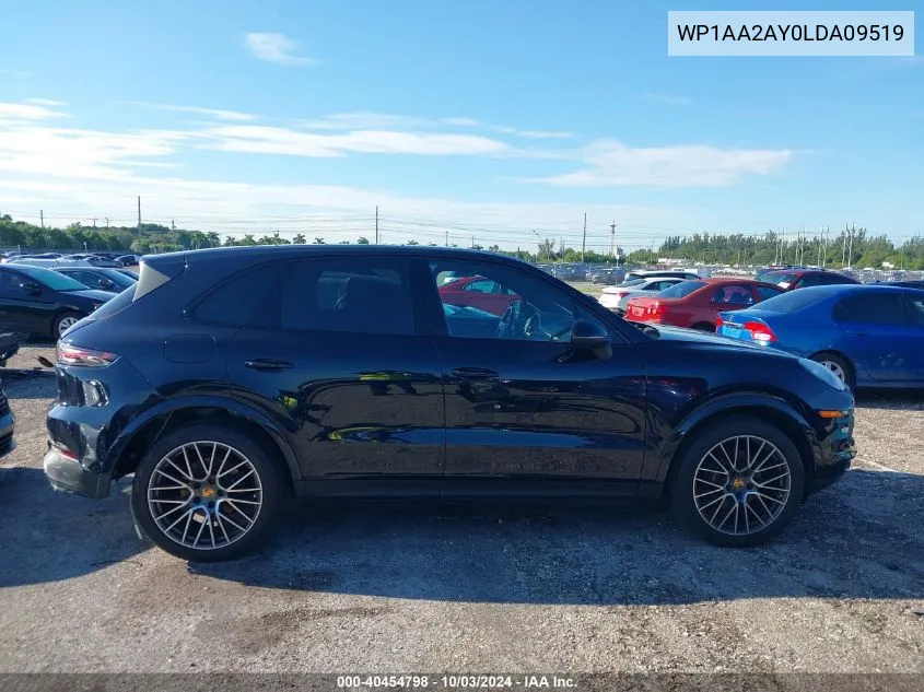 WP1AA2AY0LDA09519 2020 Porsche Cayenne