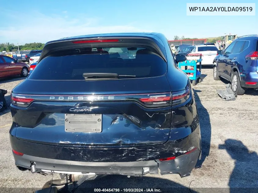 WP1AA2AY0LDA09519 2020 Porsche Cayenne