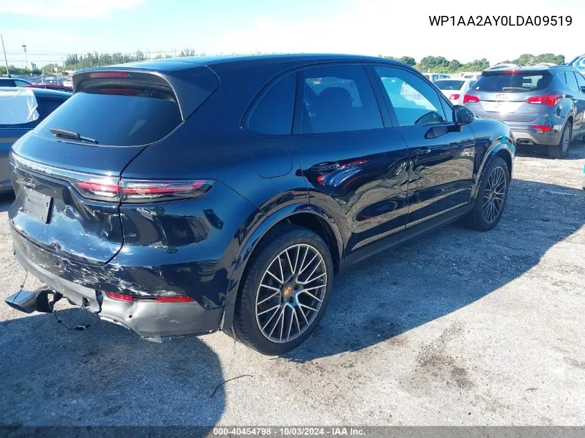 WP1AA2AY0LDA09519 2020 Porsche Cayenne