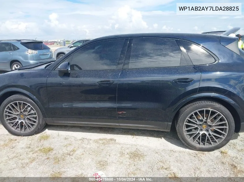 2020 Porsche Cayenne S VIN: WP1AB2AY7LDA28825 Lot: 40475880