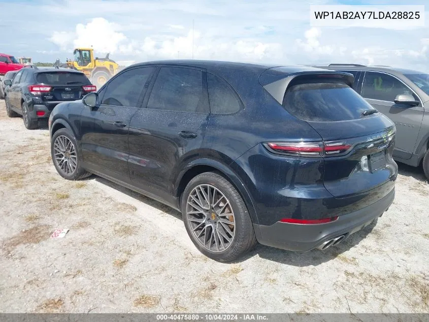 2020 Porsche Cayenne S VIN: WP1AB2AY7LDA28825 Lot: 40475880