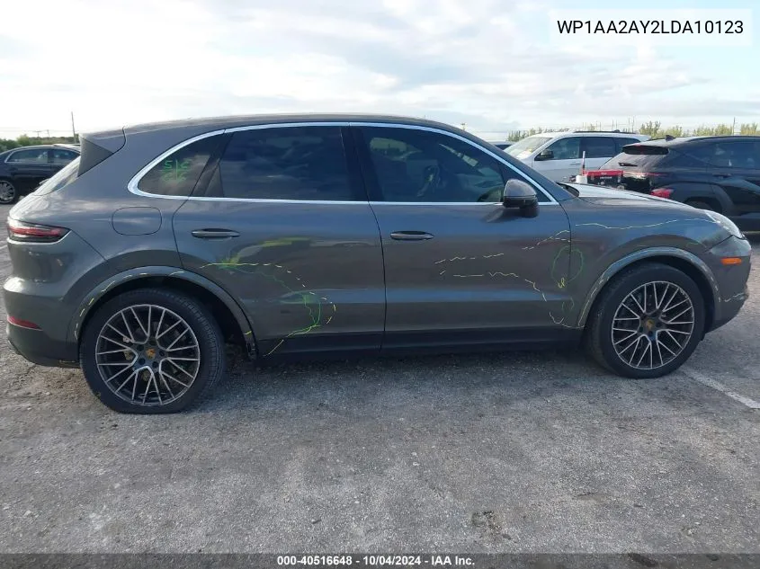 WP1AA2AY2LDA10123 2020 Porsche Cayenne