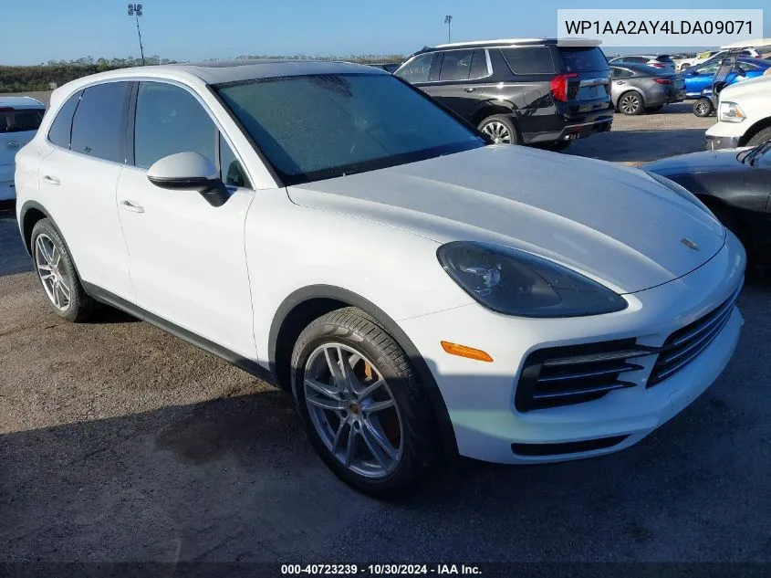 2020 Porsche Cayenne VIN: WP1AA2AY4LDA09071 Lot: 40723239