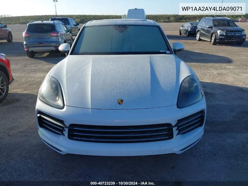 2020 Porsche Cayenne VIN: WP1AA2AY4LDA09071 Lot: 40723239