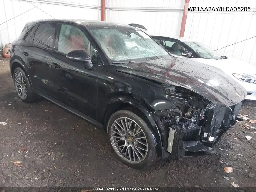 2020 Porsche Cayenne VIN: WP1AA2AY8LDA06206 Lot: 40829197