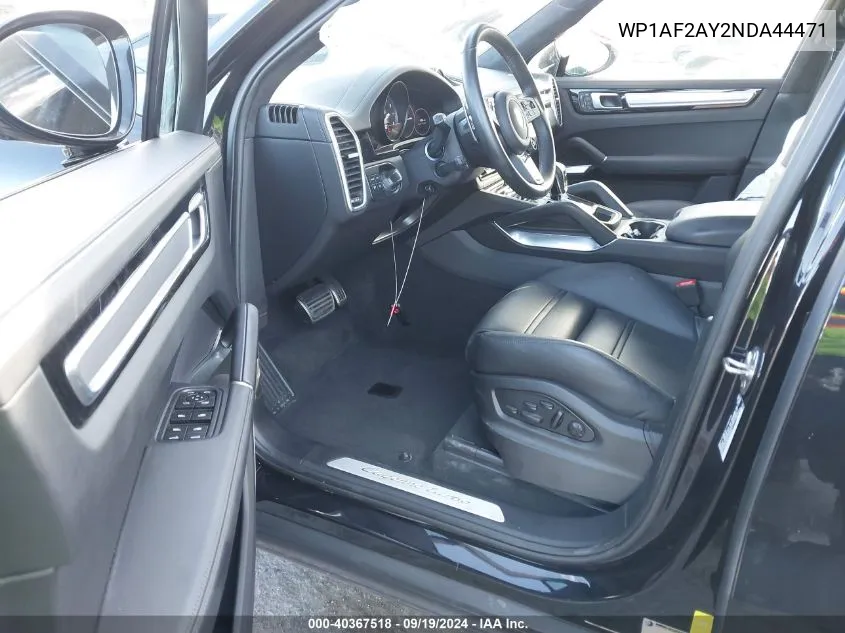 WP1AF2AY2NDA44471 2022 Porsche Cayenne Turbo