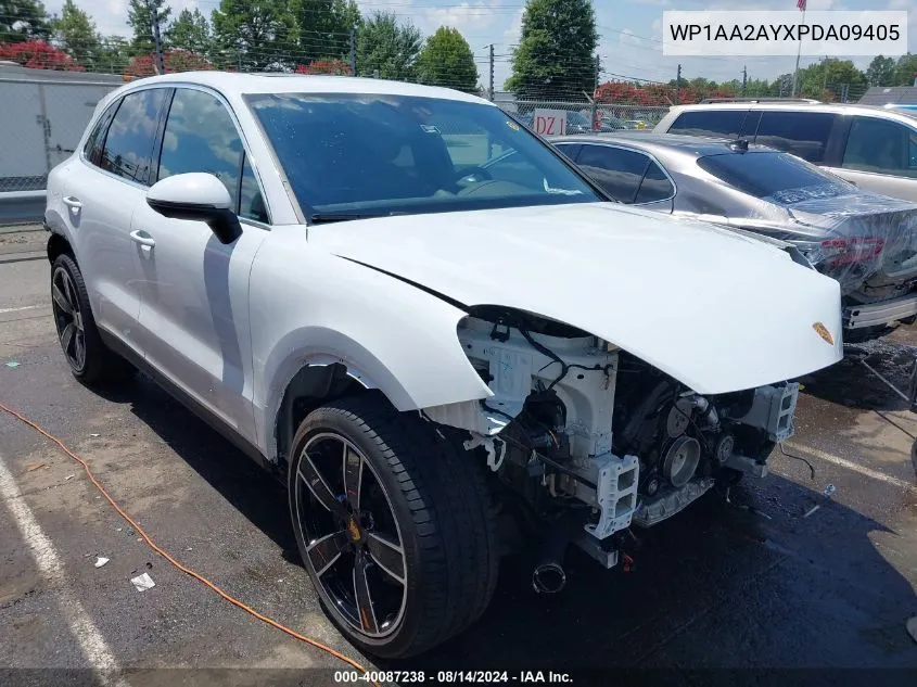 2023 Porsche Cayenne VIN: WP1AA2AYXPDA09405 Lot: 40087238