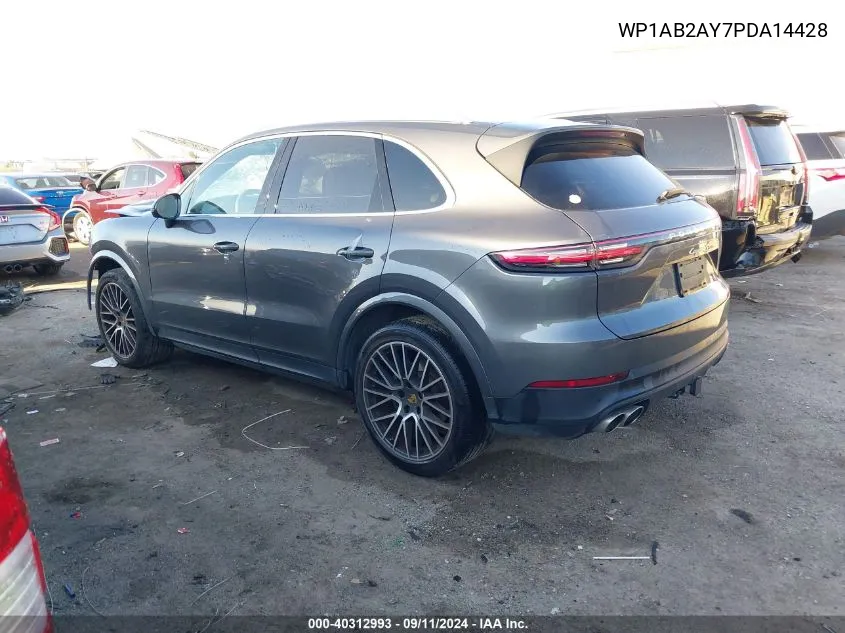 WP1AB2AY7PDA14428 2023 Porsche Cayenne S/S Platinum Edition