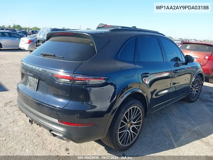 WP1AA2AY9PDA03188 2023 Porsche Cayenne Platinum Edition