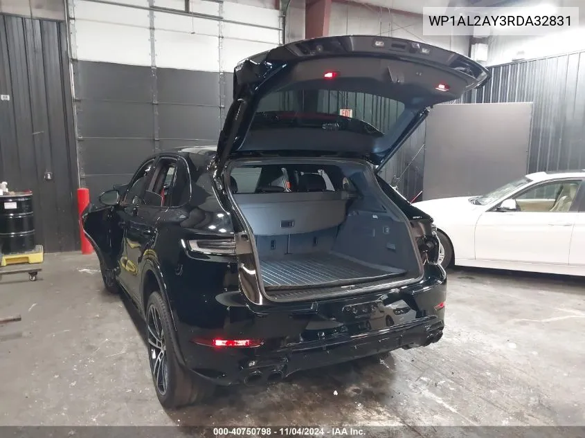 2024 Porsche Cayenne S VIN: WP1AL2AY3RDA32831 Lot: 40750798