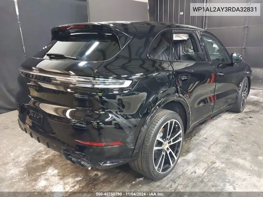 2024 Porsche Cayenne S VIN: WP1AL2AY3RDA32831 Lot: 40750798