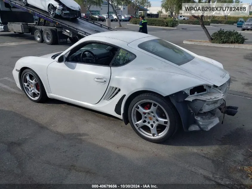 2007 Porsche Cayman S VIN: WP0AB298X7U782488 Lot: 40679656