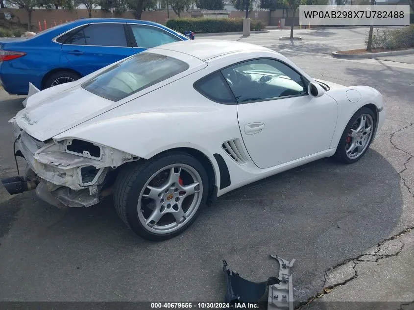 WP0AB298X7U782488 2007 Porsche Cayman S