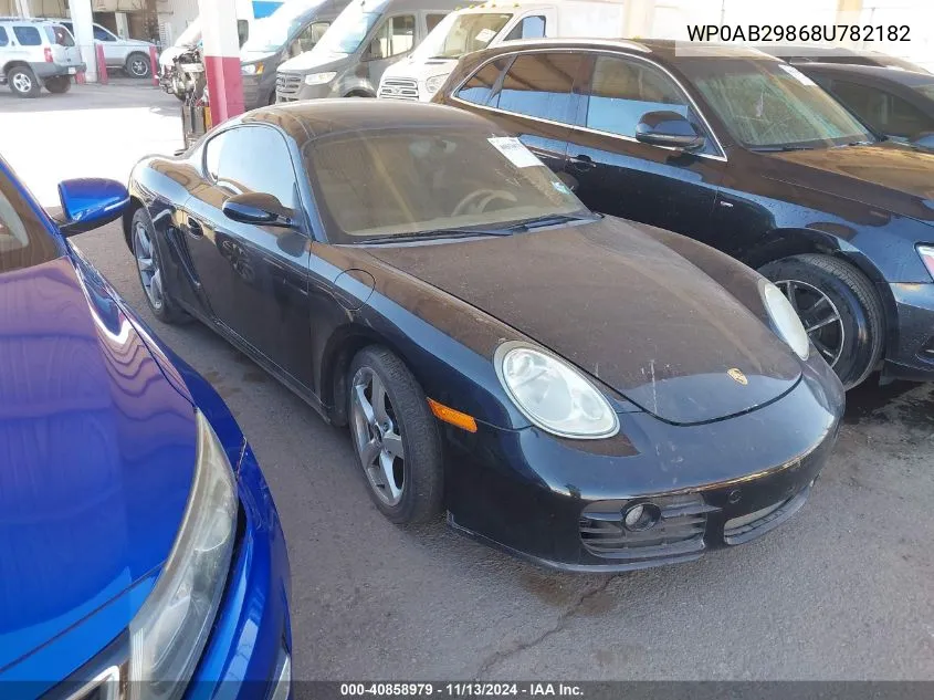 2008 Porsche Cayman S VIN: WP0AB29868U782182 Lot: 40858979