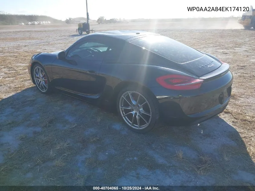 WP0AA2A84EK174120 2014 Porsche Cayman